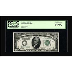 Fr. 2000-I $10 1928 Federal Reserve Note. PCGS