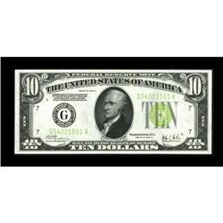 Fr. 2003-G $10 1928C Federal Reserve Note.