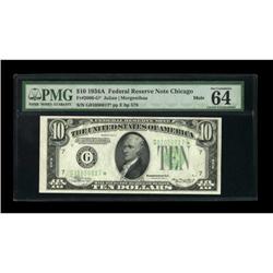 Fr. 2006-G* $10 1934A Federal Reserve Note. PMG