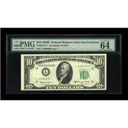 Fr. 2015-L* $10 1950E Federal Reserve Note. PMG