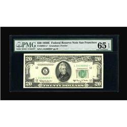 Fr. 2064-L* $20 1950E Federal Reserve Note. PMG
