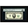 Image 1 : Fr. 2064-L* $20 1950E Federal Reserve Note. PMG