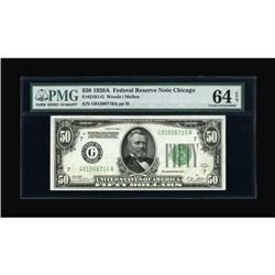 Fr. 2101-G $50 1928A Federal Reserve Note. PMG