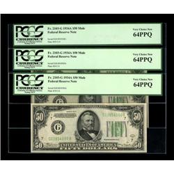 Fr. 2103-G $50 1934A Federal Reserve Notes.