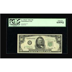 Fr. 2108-H* $50 1950A Federal Reserve Note. PCGS