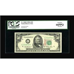 Fr. 2108-I $50 1950A Federal Reserve Note. PCGS