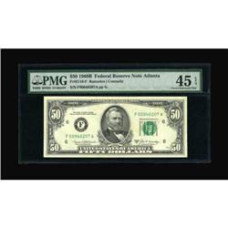 Fr. 2116-F $50 1969B Federal Reserve Note. PMG