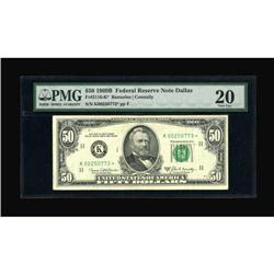 Fr. 2116-K* $50 1969B Federal Reserve Note. PMG