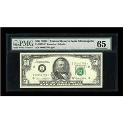 Fr. 2117-I* $50 1969C Federal Reserve Note. PMG