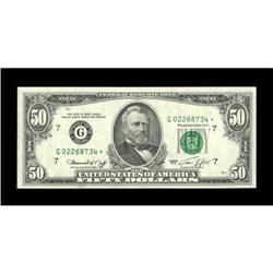 Fr. 2012-G* $10 1950B Federal Reserve Note. N/A.