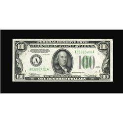 Fr. 2152-A $100 1934 Federal Reserve Note. Crisp