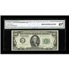 Image 1 : Fr. 2155-C $100 1934C Federal Reserve Note. CGA