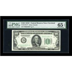 Fr. 2155-D* $100 1934C Mule Federal Reserve