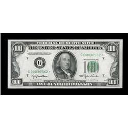 Fr. 2157-G* $100 1950 Federal Reserve Note. Very
