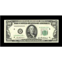 Fr. 2159-H* $100 1950B Federal Reserve Note.