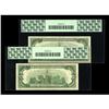 Image 2 : Fr. 2162-B $100 1950E Federal Reserve Notes. Two