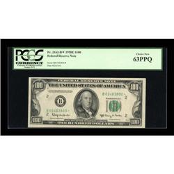 Fr. 2162-B* $100 1950E Federal Reserve Note.
