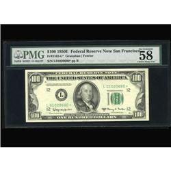 Fr. 2162-L* $100 1950E Federal Reserve Note. PMG