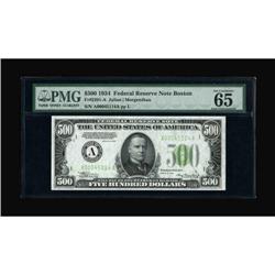 Fr. 2201-A $500 1934 Federal Reserve Note. PMG