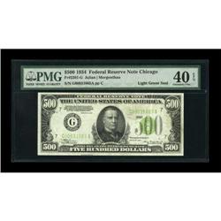 Fr. 2201-G $500 1934 Federal Reserve Note. PMG