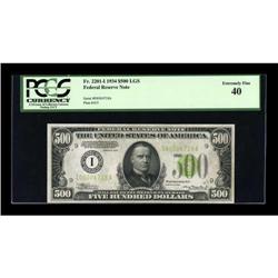 Fr. 2201-I $500 1934 Federal Reserve Note. PCGS
