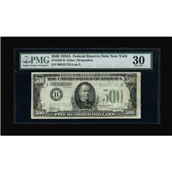 Fr. 2202-B $500 1934A Federal Reserve Note. PMG