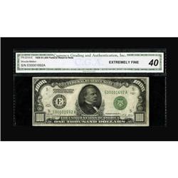 Fr. 2210-E $1000 1928 Federal Reserve Note. CGA
