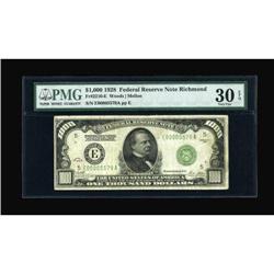 Fr. 2210-E $1000 1928 Federal Reserve Note. PMG
