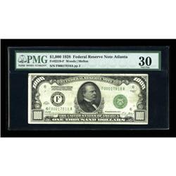 Fr. 2210-F $1000 1928 Federal Reserve Note. PMG