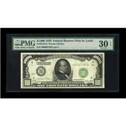 Fr. 2210-H $1000 1928 Federal Reserve Note. PMG