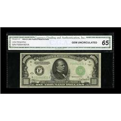 Fr. 2211-F $1000 1934 FRN. CGA Gem 65