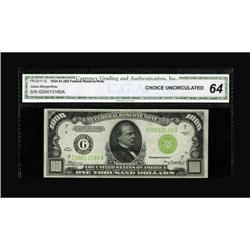Fr. 2211-G $1000 1934 Federal Reserve Note. CGA