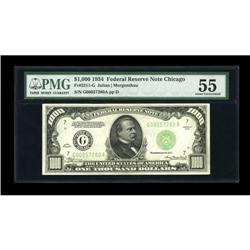 Fr. 2211-G $1000 1934 Federal Reserve Note. PMG