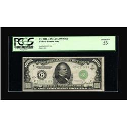Fr. 2211-G $1000 1934 Federal Reserve Note. PCGS