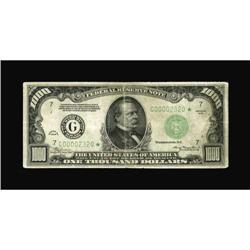 Fr. 2211-G* $1000 1934 Federal Reserve Note.