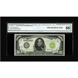 Fr. 2211-H $1000 1934 Federal Reserve Note.