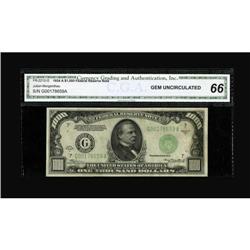 Fr. 2212-G $1000 1934A Federal Reserve Note. CGA