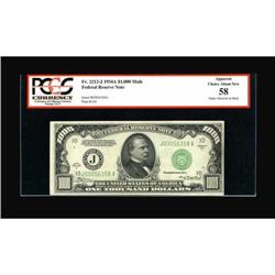 Fr. 2212-J $1000 1934A Federal Reserve Note.