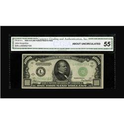 Fr. 2212-L $1000 1934A Federal Reserve Note. CGA
