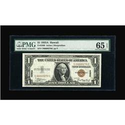 Fr. 2300 $1 1935A Hawaii Silver Certificate. PMG