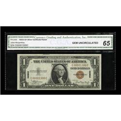 Fr. 2300 $1 1935A Hawaii Silver Certificate. CGA