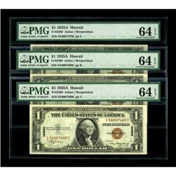 Fr. 2300 $1 1935A Hawaii Silver Certificates.