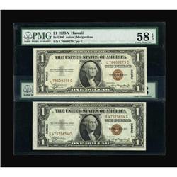 Fr. 2300 $1 1935A Hawaii Silver Certificates.