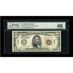 Fr. 2302 $5 1934A Hawaii Federal Reserve Note.