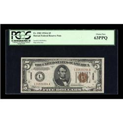 Fr. 2302 $5 1934A Hawaii Federal Reserve Note.