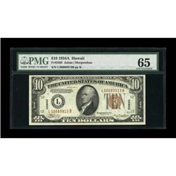 Fr. 2303 $10 1934A Hawaii Federal Reserve Note.