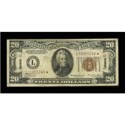 Fr. 2305* $20 1934A Hawaii Federal Reserve Note.