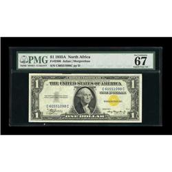 Fr. 2306 $1 1935A North Africa Silver
