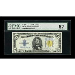 Fr. 2307 $5 1934A North Africa Silver