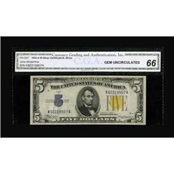 Fr. 2307 $5 1934A North Africa Silver